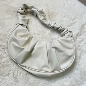 RUCHED shoulder bag